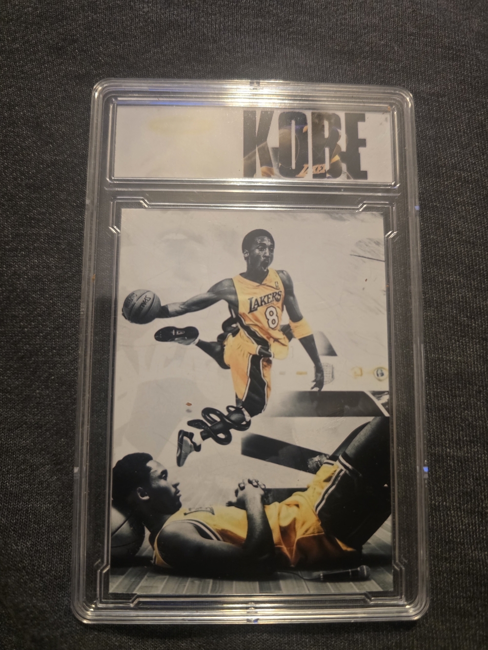 MASTERPIECE "1 OF 1" KOBE/MAMBA HOLOGRAM CUSTOM CARD(ONLY 1 OF IT'S KIND)